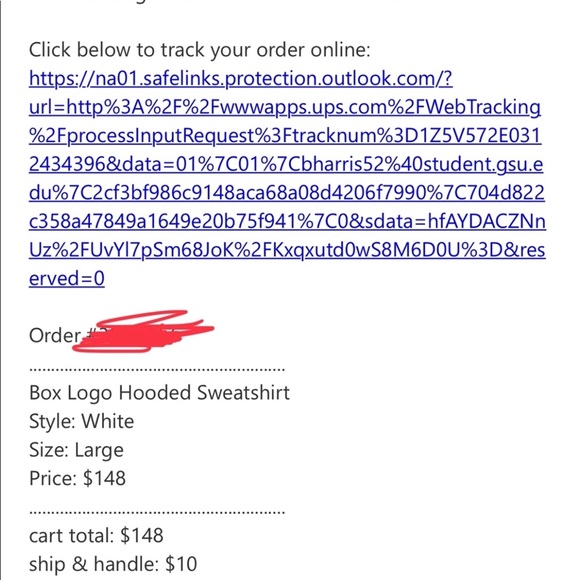 Supreme box logo hoodie fw17
